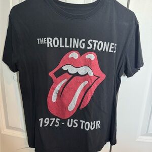 Rolling Stones Black Graphic Tee